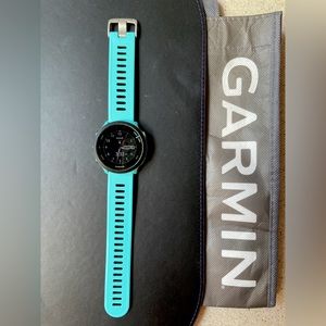 Garmin ForeRunner 55 Runners Watch- Aqua color